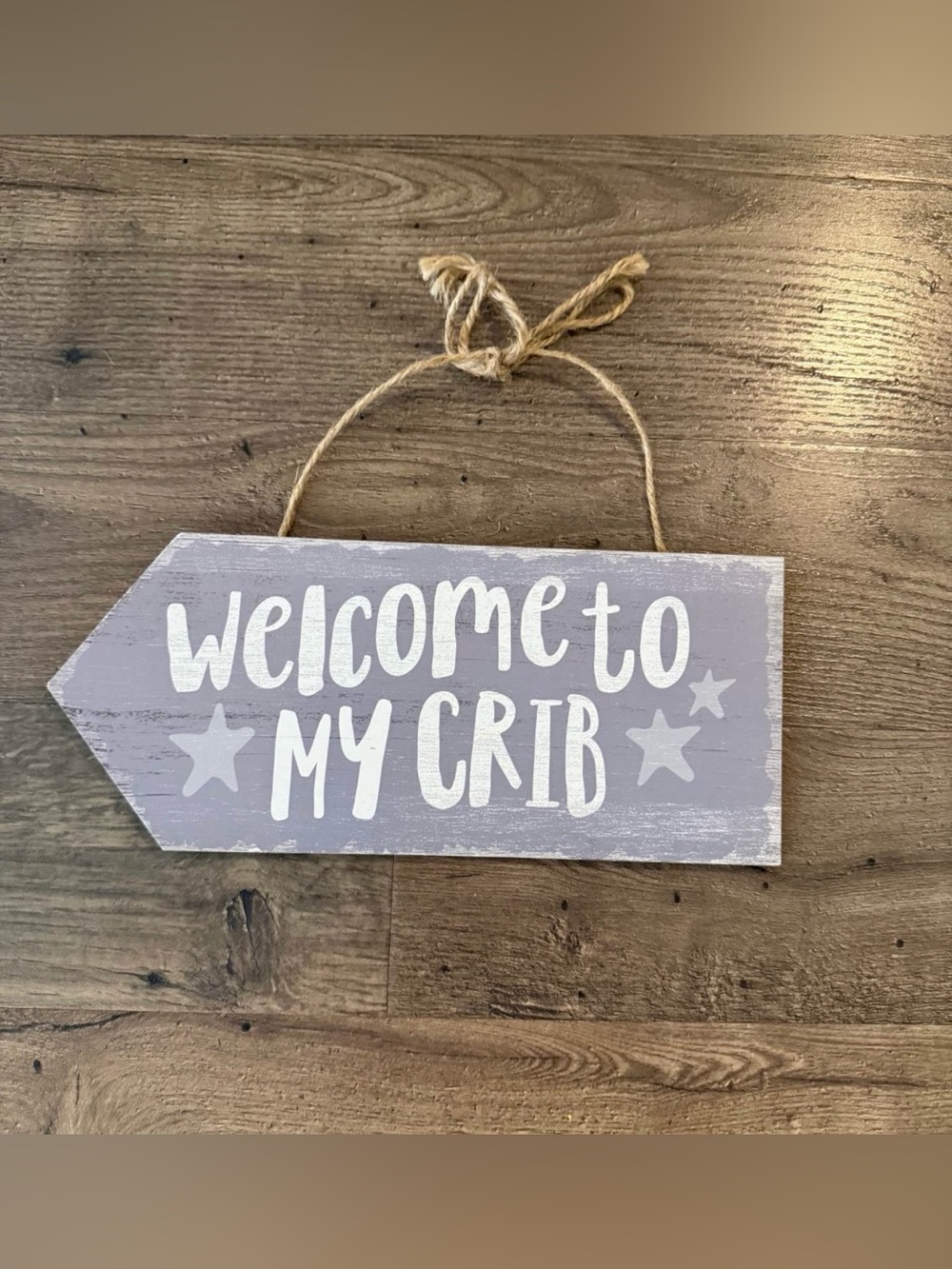 Welcome to my crib sign